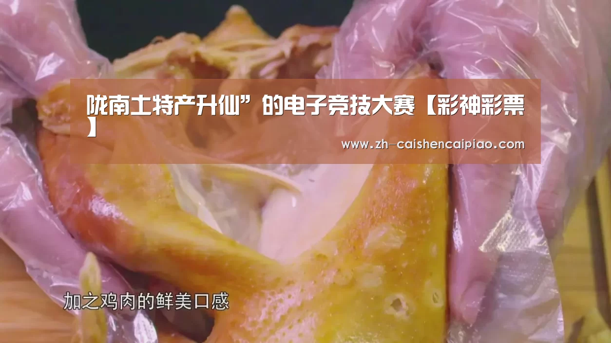 陇南土特产升仙”的电子竞技大赛【彩神彩票】(图2) 彩神彩票